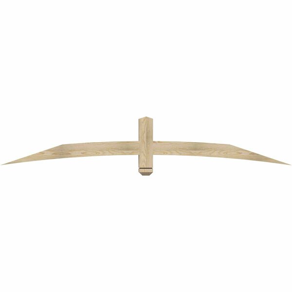 Ekena Millwork Bellingham Rough Sawn Timber Gable Bracket, Douglas Fir, 84"W x 14"H x 4"D x 4"F, 4/12 Pitch GBW084X14X0404BEL00RDF - main